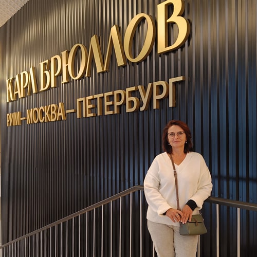 На выставке Карла Брюллова в Москве
