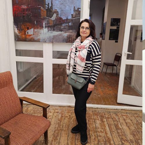 Цеха завода "Красный октябрь" на картине Стаса Азарова