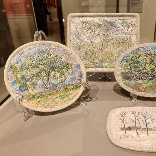 Выставка вышивок-миниатюр Александры Лукашевкер