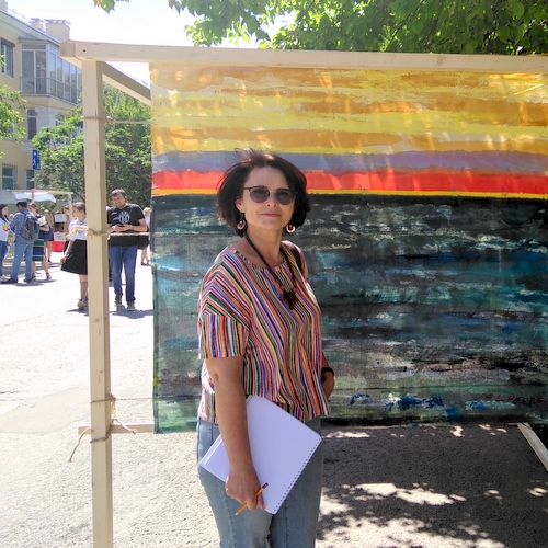 Нина Дивинская на фестивале "Извините, Вы не видели Лосева?" Волгоград 2019