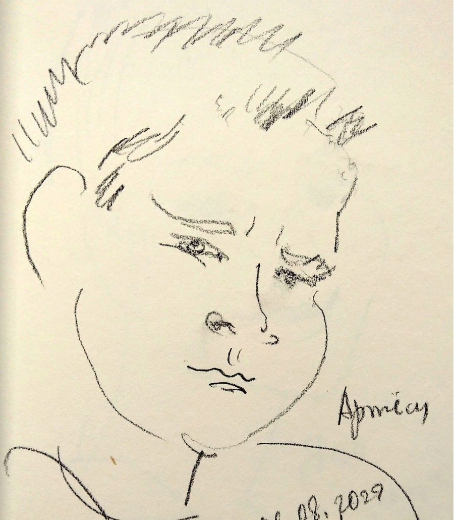 Графический портрет Артём