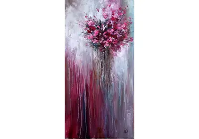 Интерьерная картина маслом "Чувственность" художницы Нины Дивинской