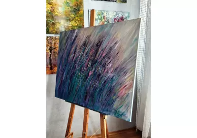 Холст на подрамнике с картиной "Настроение"