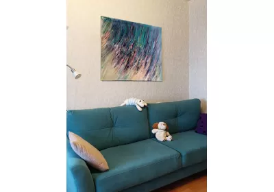 Картина маслом "Настроение" на стене