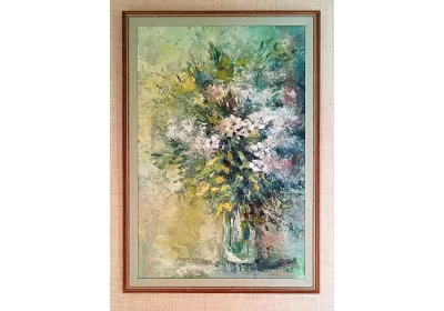 Картина маслом «Весенняя улыбка» 60×40 см в раме