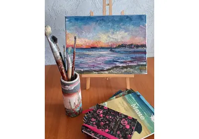 Закат на море Туапсинский район кафе Дом рыбака