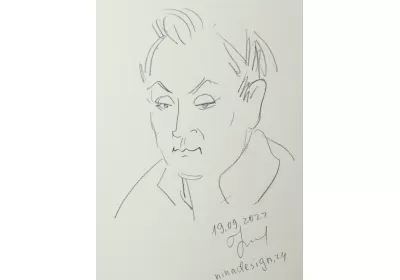 Наброски скетчи "Характеры" – эмоциональные портреты