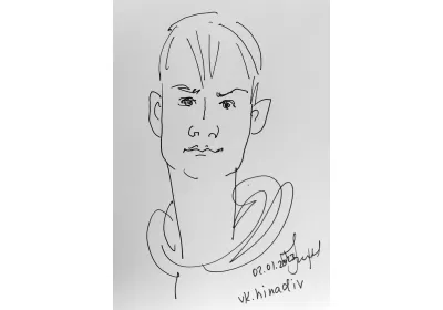 Наброски скетчи "Характеры" – эмоциональные портреты