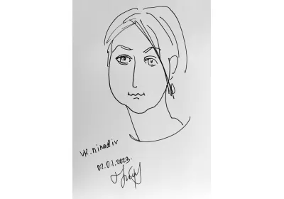 Наброски скетчи "Характеры" – эмоциональные портреты