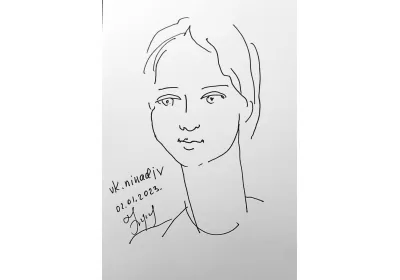 Наброски скетчи "Характеры" – эмоциональные портреты