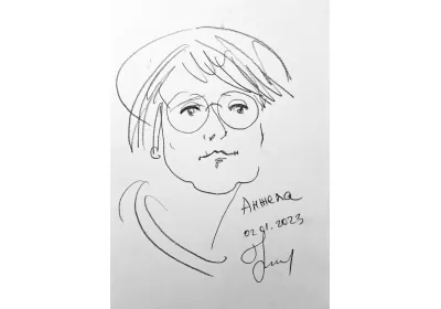 Наброски скетчи "Характеры" – эмоциональные портреты