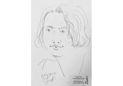 Наброски скетчи "Характеры" – эмоциональные портреты