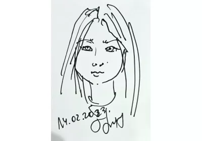 Наброски скетчи "Характеры" – эмоциональные портреты