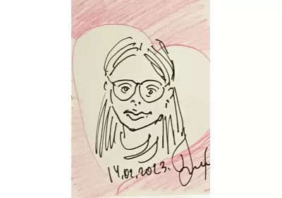 Наброски скетчи "Характеры" – эмоциональные портреты