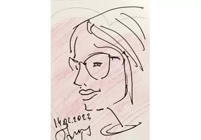 Наброски скетчи "Характеры" – эмоциональные портреты