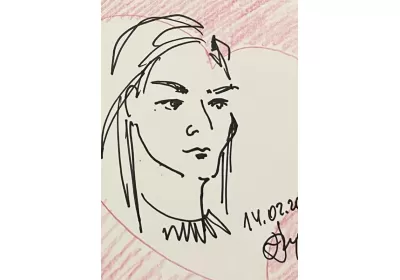 Наброски скетчи "Характеры" – эмоциональные портреты