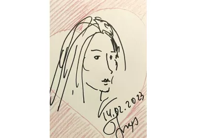 Наброски скетчи "Характеры" – эмоциональные портреты