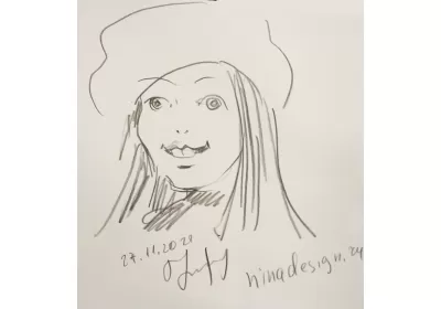 Наброски скетчи "Характеры" – эмоциональные портреты