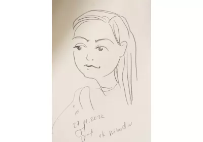 Наброски скетчи "Характеры" – эмоциональные портреты