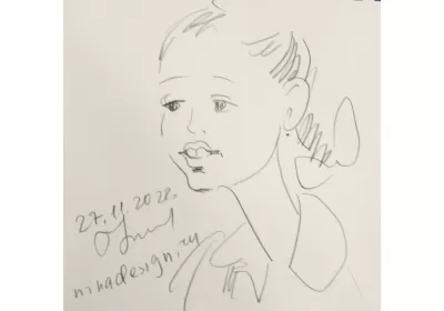 Наброски скетчи "Характеры" – эмоциональные портреты