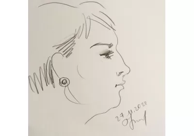 Наброски скетчи "Характеры" – эмоциональные портреты