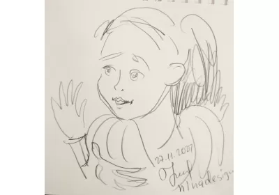 Наброски скетчи "Характеры" – эмоциональные портреты