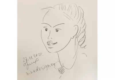 Наброски скетчи "Характеры" – эмоциональные портреты