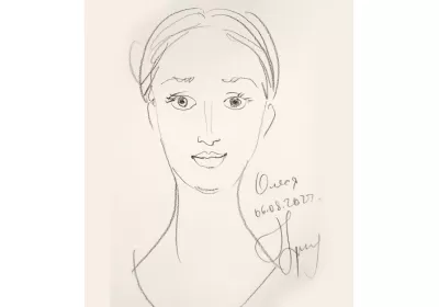 Наброски скетчи "Характеры" – эмоциональные портреты