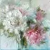 Картина маслом "Бело-розовый" букет пионов художницы Нины Дивинской