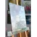 Холст на картоне с картиной "Мраморное небо"