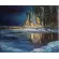 Картина "Тёплый свет" с домиком в сказочном зимнем пейзаже художника Нины Дивинской Волгоград